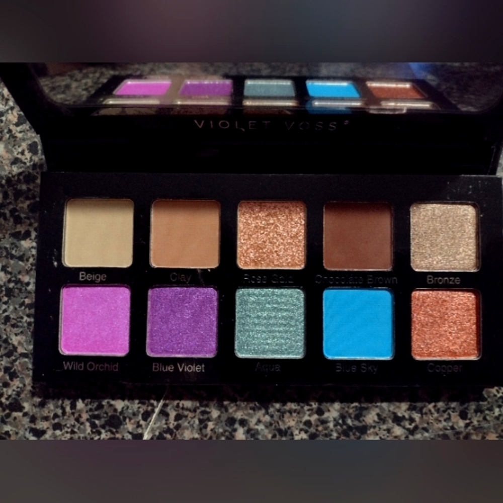 Makeup bundle 7 piece eyeshadow Violet Voss Essentials 2 bronze NEW